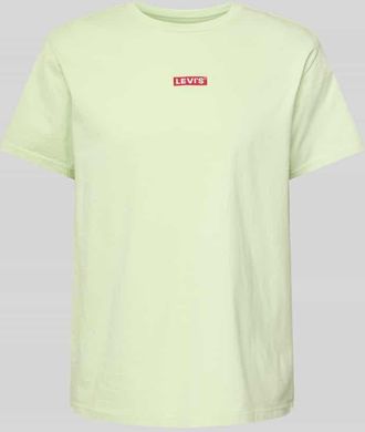 Levi's T-Shirt mit Label-Badge in Hellgruen, Größe XL