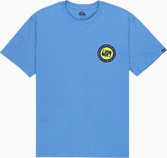 Quiksilver Mens Quiksilver Mens Ev Duality Graphic Short Sleeve T-Shirt - Blue - Size: 40