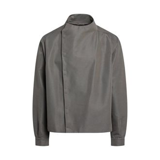 Rick Owens Light Jackets, male, Gray, Size: M LPM Jacket