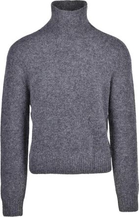 Isabel Marant Alpaca Zip Sweater - Grey