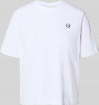 Selected Boxy Fit T-Shirt aus reiner Baumwolle Modell ELLA in Weiss, Gr&ouml;&szlig;e XL