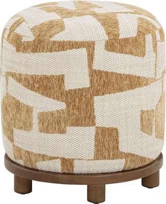 TOV Furniture Tov Furniture Bisou Jacquard Ottoman