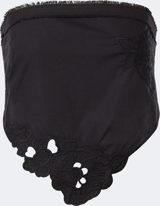 Sir. Klara embroidered cotton scarf