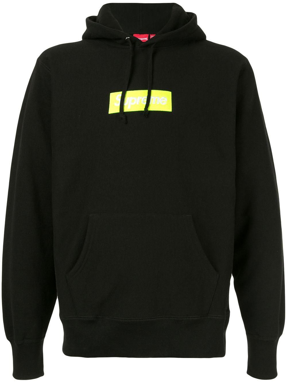 Black Supreme Sweatshirt トップス Hooded L
