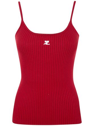 Courr&egrave;ges Reedition Knit Tank Top