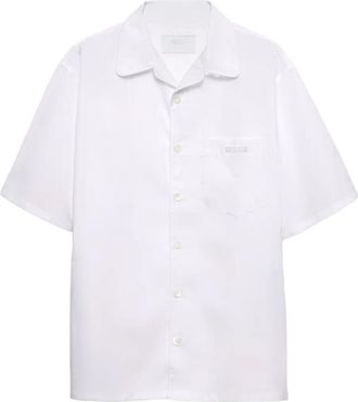 Prada Short-Sleeved Cotton Shirt