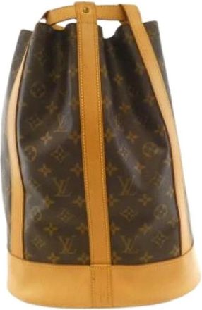 Louis Vuitton Pre-owned Backpacks, female, Brown, Size: ONE SIZE Pre-owned Randonnee PM Shoulder Bag