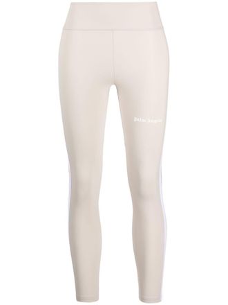 Palm Angels Cropped legging - Beige