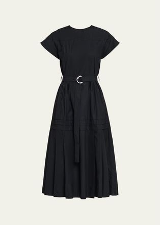 3.1 Phillip Lim Striped Handkerchief Midi Shirtdress
