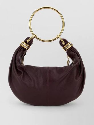 Chlo&eacute; bracelet bag small leather shoulder bag