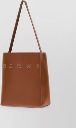 Marni museo leather tote bag