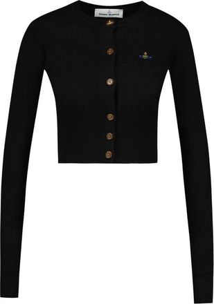 Vivienne Westwood Womens Cardigan Black Cotton