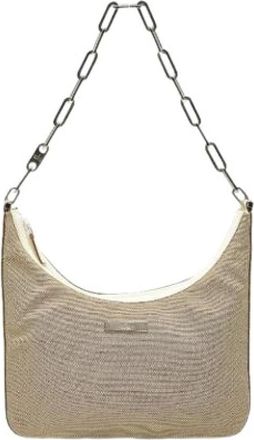 Gucci Pre-owned Shoulder Bags, female, Beige, Size: ONE SIZE Pre-owned Vintage Shoulder Bag