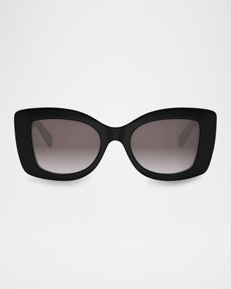 Celine 3 Dots Acetate Butterfly Sunglasses