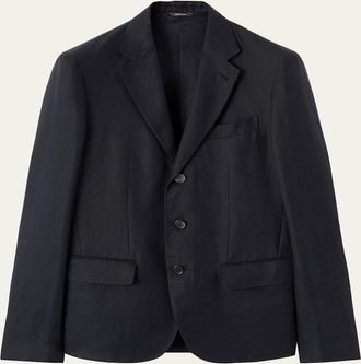 Loro Piana Mens Torino Linen and Silk Blazer