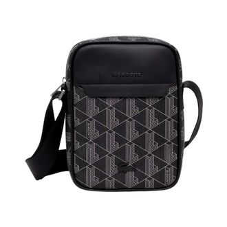 Lacoste The Blend Satchel - - Bags - Uomo - Nero - ONE SIZE