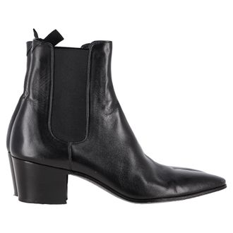 Saint Laurent Saint Laurent Custar 45 Chelsea boots in zwart leer