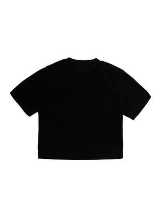 Marni Logo-Embroidered Cotton T-Shirt - Black