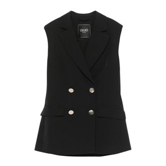 Liu Jo Gilet doppiopetto - female - Liu Jo - Waistcoats - Black - S - Jackets