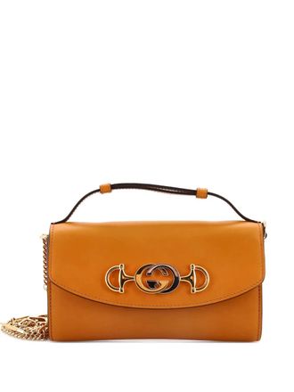 Gucci Zumi Leather Mini shoulder bag - Bruin