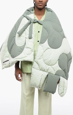 Jil Sander Stola Trapuntata SAGE con Cappuccio Jil Sander