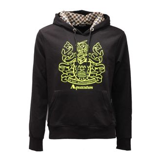 Aquascutum Hombre, Sudaderas, Negro, Talla: L