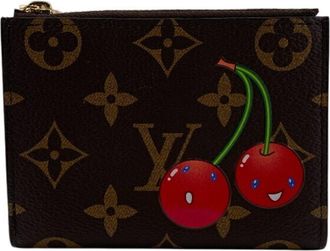 Louis Vuitton Brown Leather Wallet (Bi-Fold) (Pre-Owned)