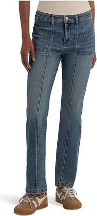 Kut from the Kloth Kelsey High-Rise Ankle Flare Front Seams Patch Pocket Womens Jeans Articulated : 10 29, Cotton/Denim/Lycra