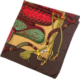 Herm&egrave;s Foulard in seta vintage Pre-owned - - Pre-owned - Donna - Multicolore - ONE SIZE