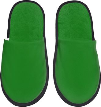 Generic Sliders Dark-Green Reusable Slippers Lightweight Cotton Slippers For Adult Home Outdoor M