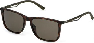 Fila SFI889 878P Mens Sunglasses Tortoiseshell Size 56
