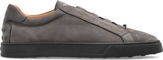 Tod's 04L Nubuck Leather Trainers - male - Tods - Sneakers - Gray - 10 UK - Shoes