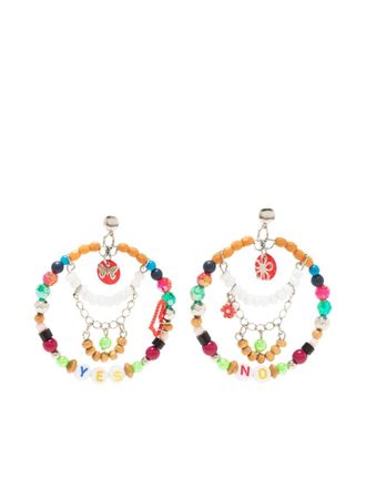 Amir Slama bead-embellished earrings - Multicolour