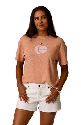 Carve Designs Parker Graphic Tee in Crema Celestial at Nordstrom, Size Xx-Small