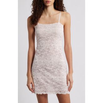 Natori Peony Lace Chemise in Pink at Nordstrom, Size X-Small