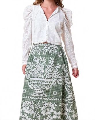 Cleobella Odeal Vintage-Inspired Top In White