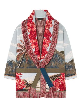 Alanui Hidden Bay vest met franje - Blauw