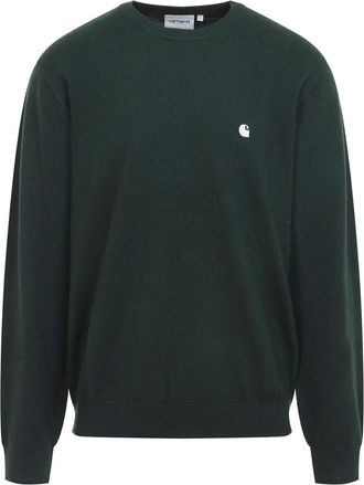 Carhartt Work in Progress Dark Green Logo Sweater