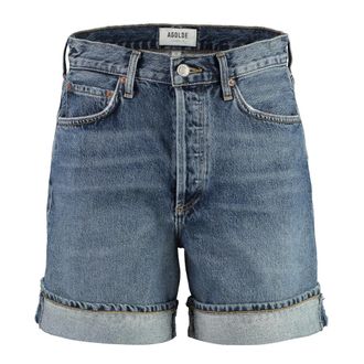 A Gold E Denim Shorts, female, Blue, W24, Dame Denim Shorts