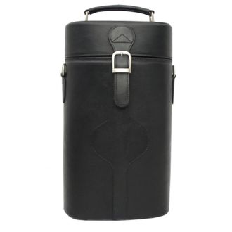 Piel 2285-BLK Black Wine Bottle Carrier