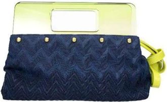 Missoni Plexi Pouch Rachelle - - Bags - Donna - Blu - ONE SIZE