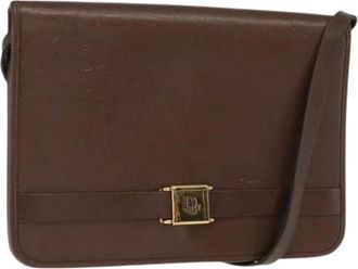 Dior Pre-owned Cross Body Bags, female, Brown, Size: ONE SIZE Pre-owned Vintage Shoulder Bag