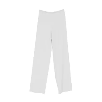 Emporio Armani Wide Trousers, female, Gray, Size: 2XS Wide-Leg Trousers