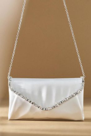 Badgley Mischka Jewel by Badgley Mischka Satin Envelope Clutch