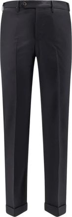 Pantaloni Torino Master Fit Broeken - Heren - Nette broeken - Zwart - M - Wol - Broeken