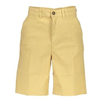 North Sails Casual Shorts, male, Beige, Size: W33 Beige Bermuda Shorts with Button and Zip