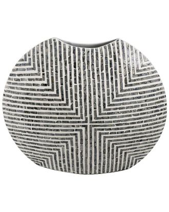 A&B Home 21In Oval Capiz Vase