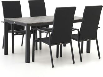 Bellagio la vita attrattiva Bellagio Avio/Fidenza 160cm dining tuinset 5-delig stapelbaar