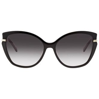 Longchamp Grey Gradient Cat Eye Ladies Sunglasses LO627S 001 57