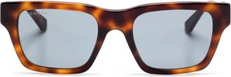 Gucci WEBBING ACETATE SUNGLAGGES Size: OS, colour: BROWN